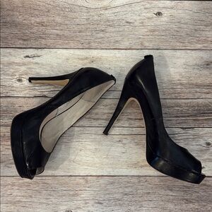 Michael Kors YORK Peep Toe Platform Heels 8M